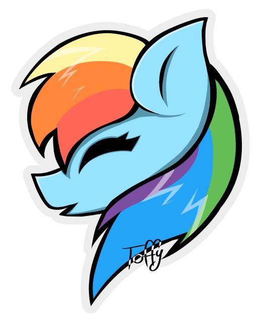 Rainbowdash sticker