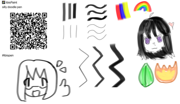 silly doodle pen showcase - ibisPaint