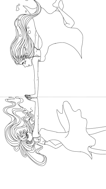 分離 線画