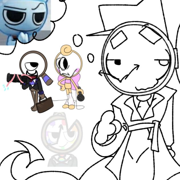 The flat glass heads conversation - ibisPaint