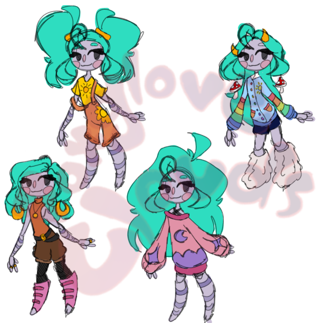 Persona outfit designs