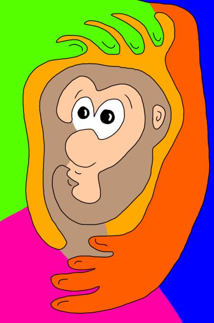Spiral Monkey (one stroke)