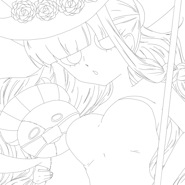 ペローナ　線画