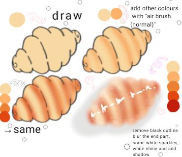 how to draw 🥐 candy