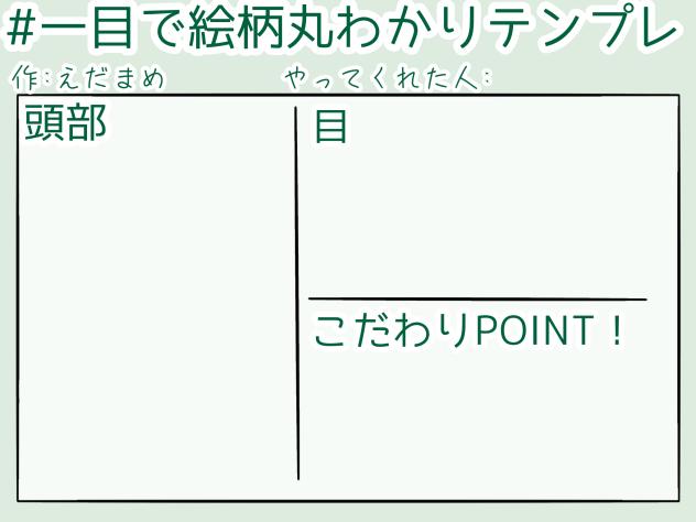 一目で絵柄丸わかりテンプレ