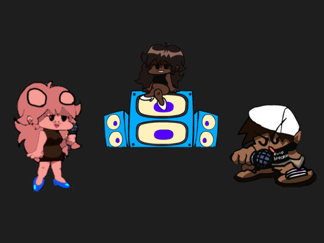 FNF Addison VS Addisons Piggy Plushy - ibisPaint