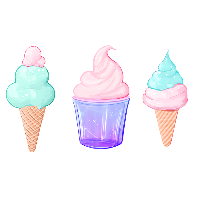 soft ice creams sticker 🍦