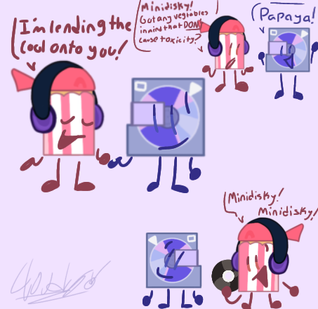 Is that Popcorn and Minidisky =0