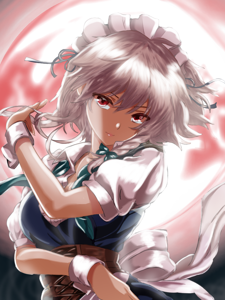 可愛い十六夜咲夜ページ 東方【十六夜咲夜】 壁紙 | tsundora.com