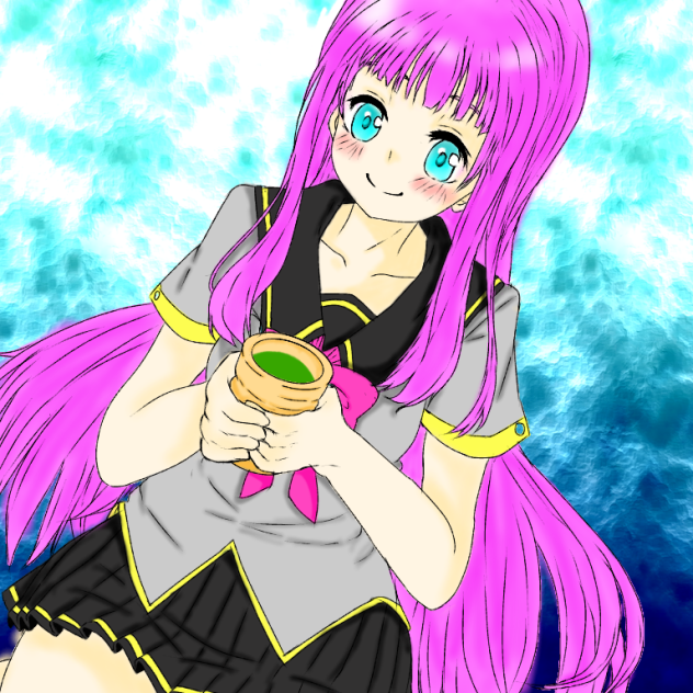 線画塗ってみた！！