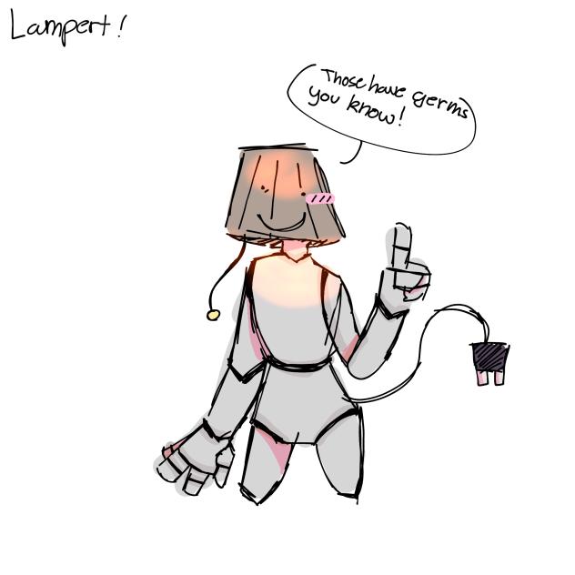 silly Lampert doodle