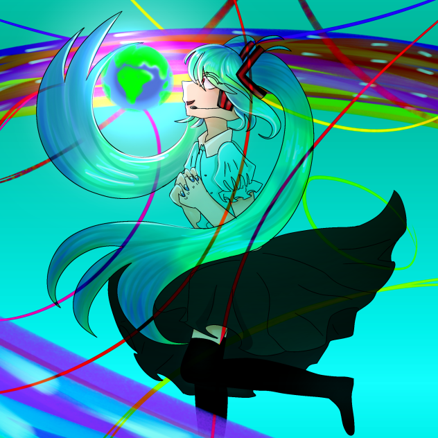 the popularity of Miku🌈💖💖