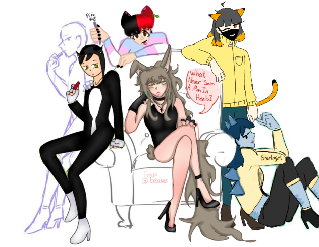 half human half animal collab!