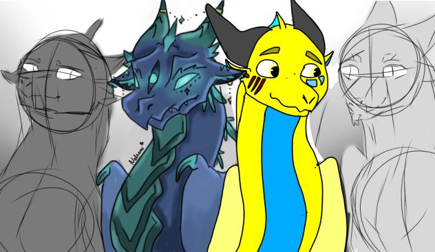 dragon collab Sandcrab!!!