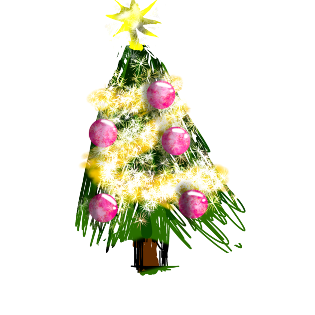 Christmas tree - ibisPaint