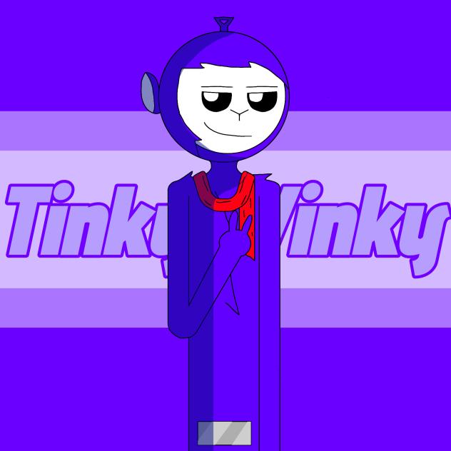 Tinky Winky on winter style