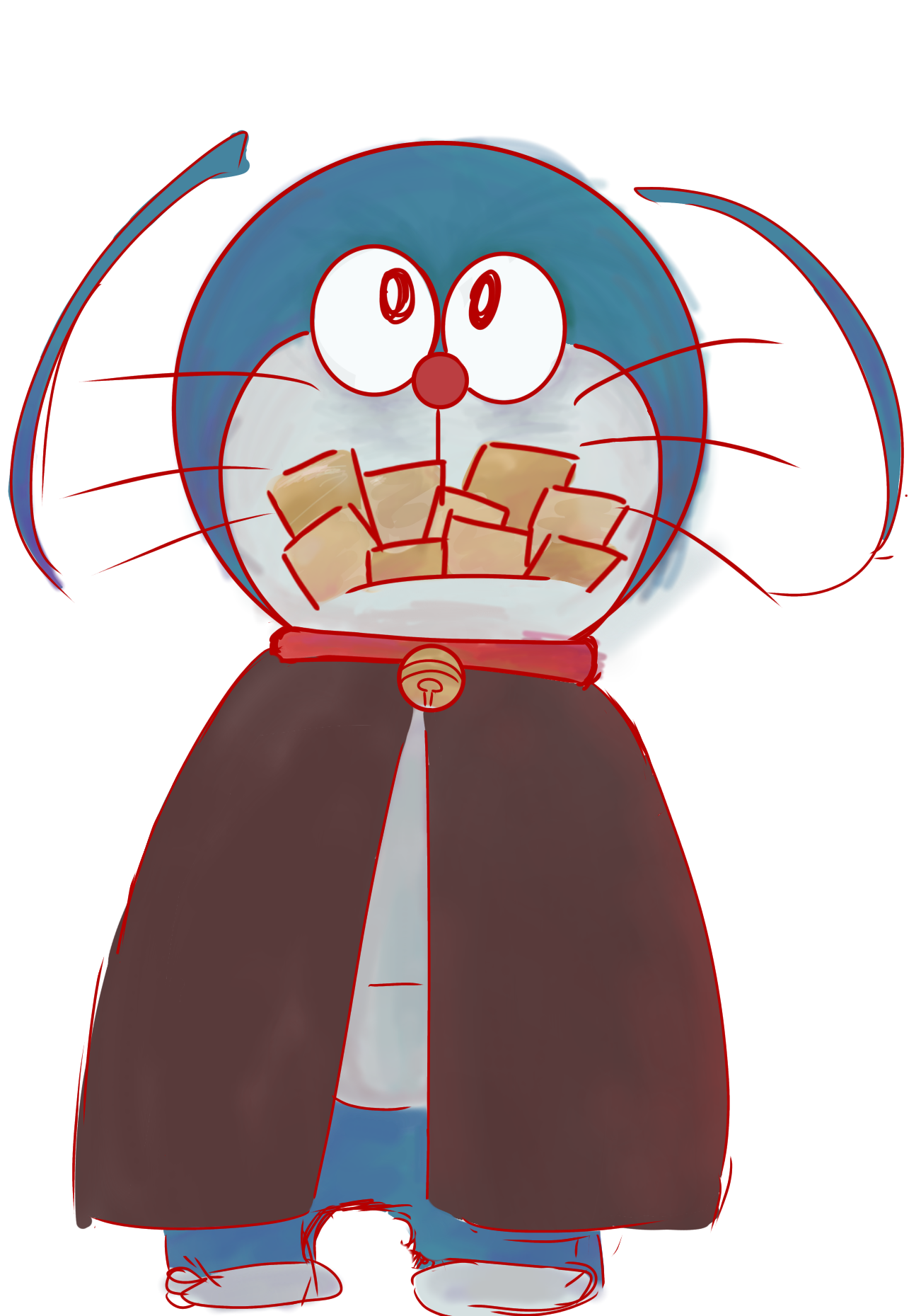 ドラえもん 手描きアート image362967547.png