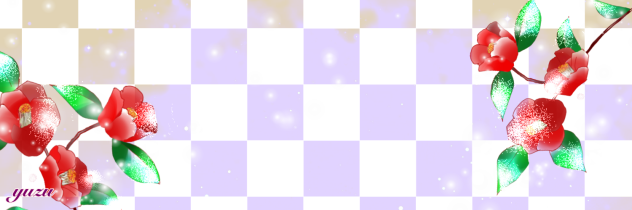 フリーヘッダー寒椿2(Twitter)