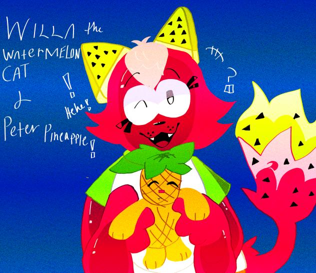 Willa the watermelon cat!!!!