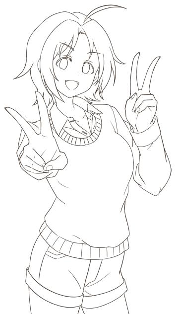 #斉藤洋子 線画