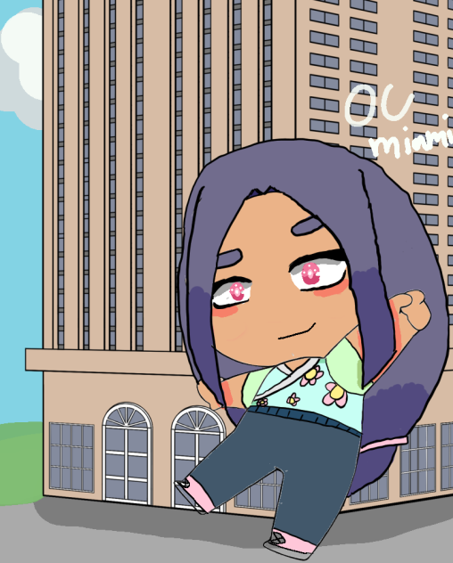 Tourist girl
