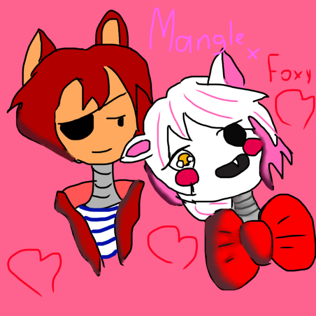 Mangle x Foxy-speed paint