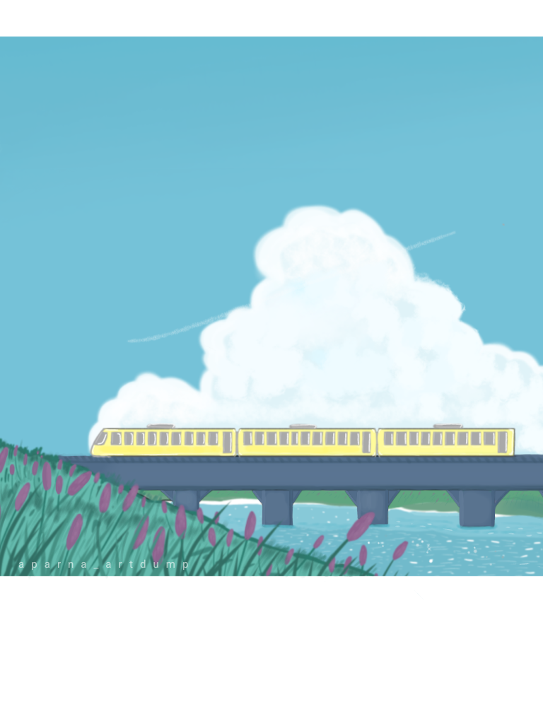 Train journey - ibisPaint