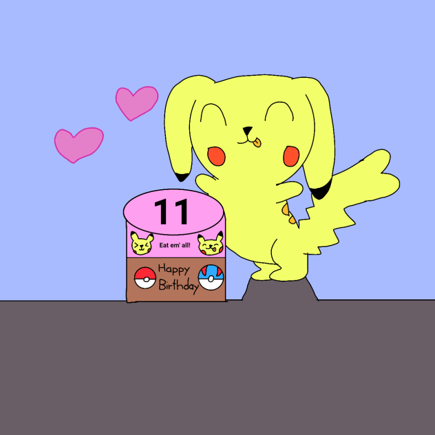 happy birthday Pikachu
