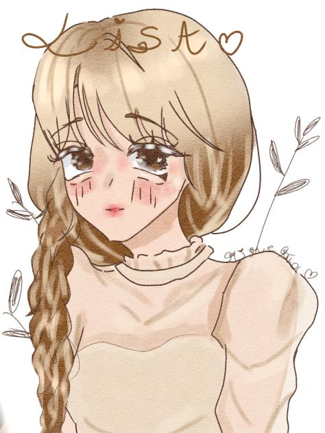 BlackPinks Lisa fanart !!