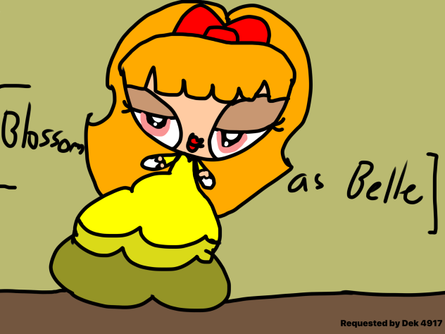 Blossom as belle