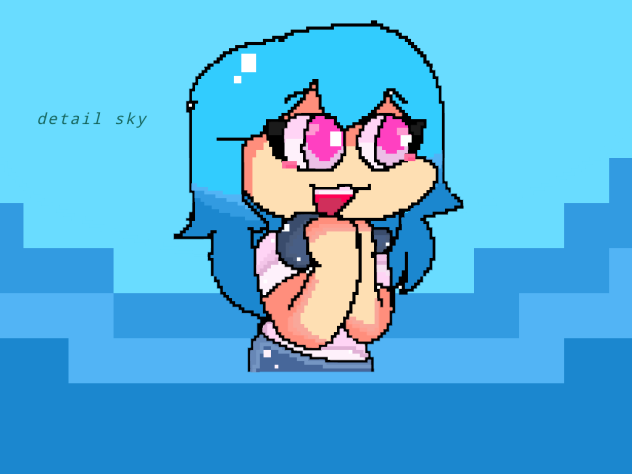 literally just an detailed sky - ibisPaint