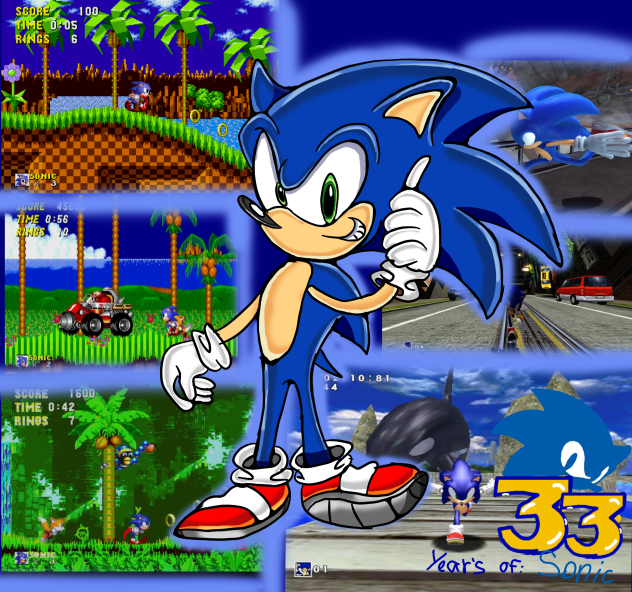 Happy Late 33rd Anniversary to Sonic