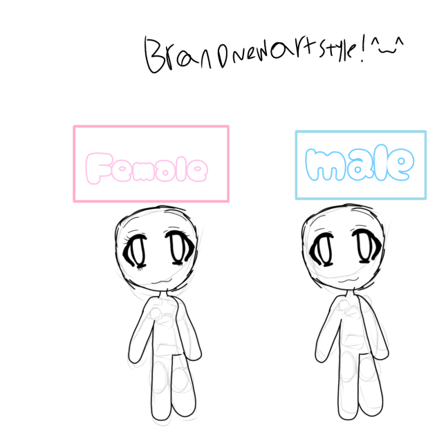 brand new art style ✌️🥰