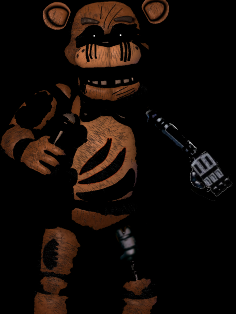 shattered Freddy Fazbear