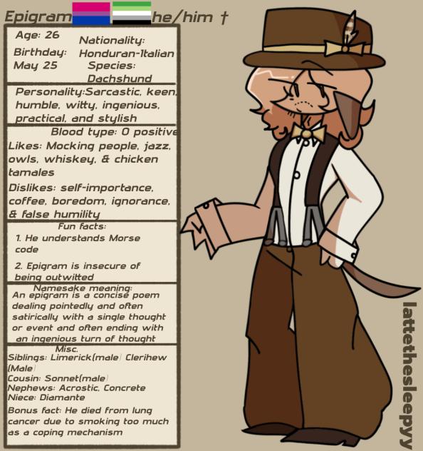 epigram info sheet