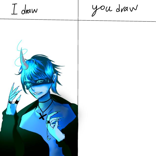 draw him in your style
