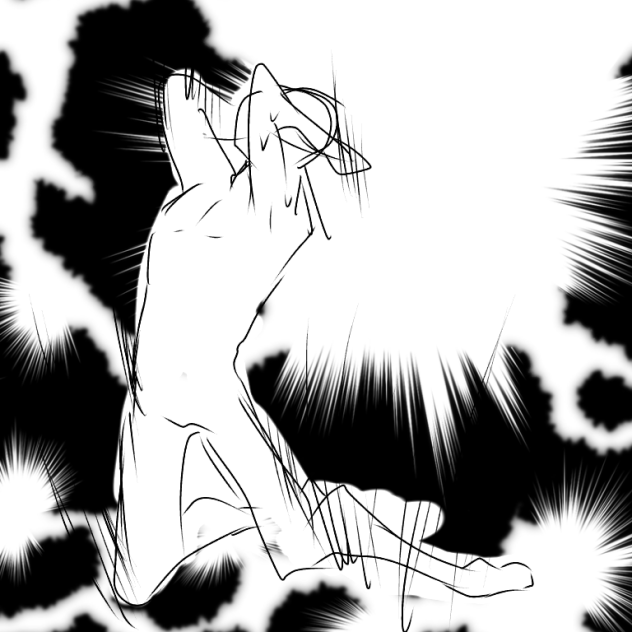 5分で描いた。