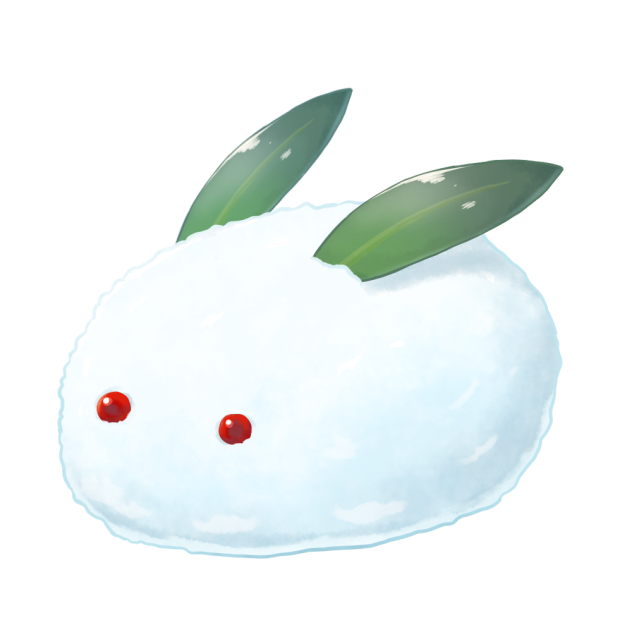 雪うさぎ