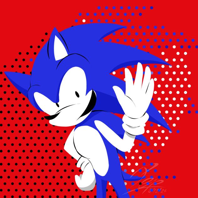 Nothing just our blue hedgehog