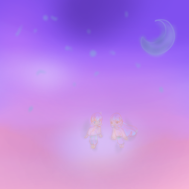 夜空の中