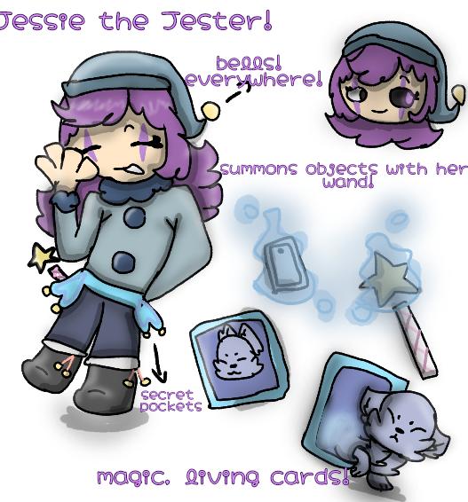 My oc, Jessie the Jester!