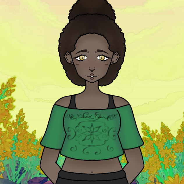 In the Flower Fields - ibisPaint