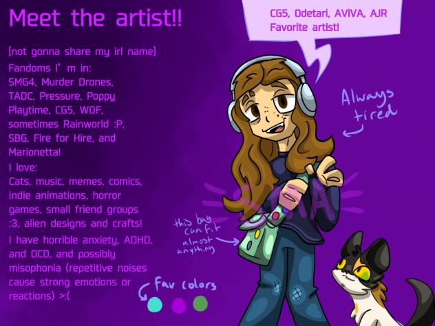 Meet the artist 😎