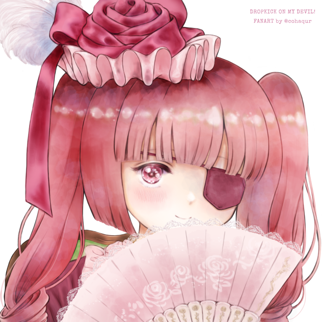 大邪神ちゃん展の花園ゆりねちゃん模写アレンジ。