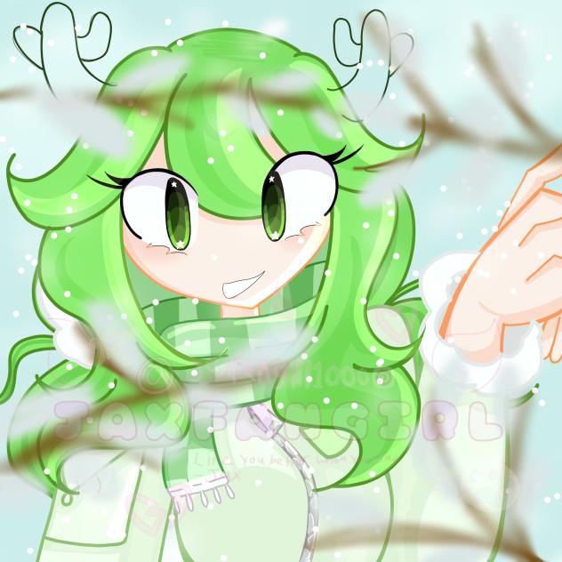 in the cold weather 🌿🌨❄️