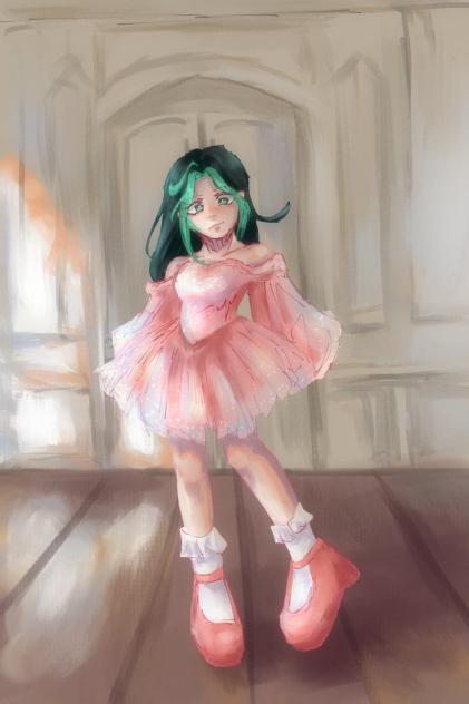 Pink&Green DTIYS