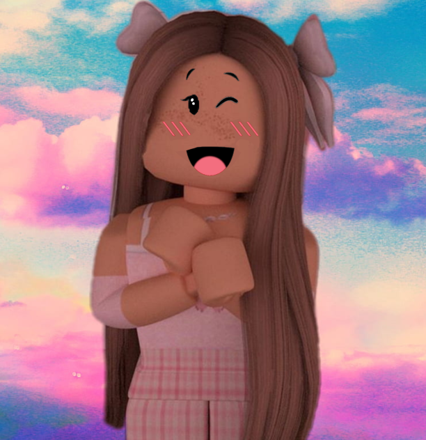 Oc de roblox con una edicion mia de cara