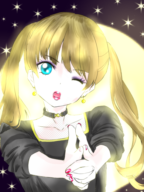 とろろ様の線画を塗らせていただきました！