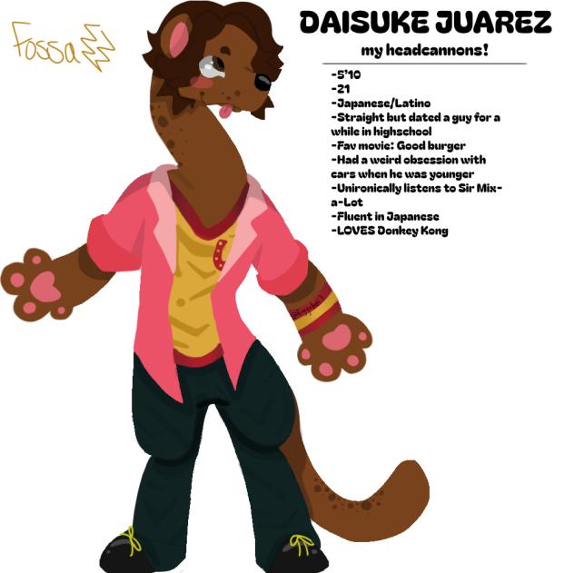 Anthropomorphic Daisuke (fossa)