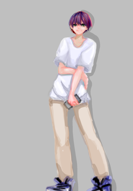 にっこり